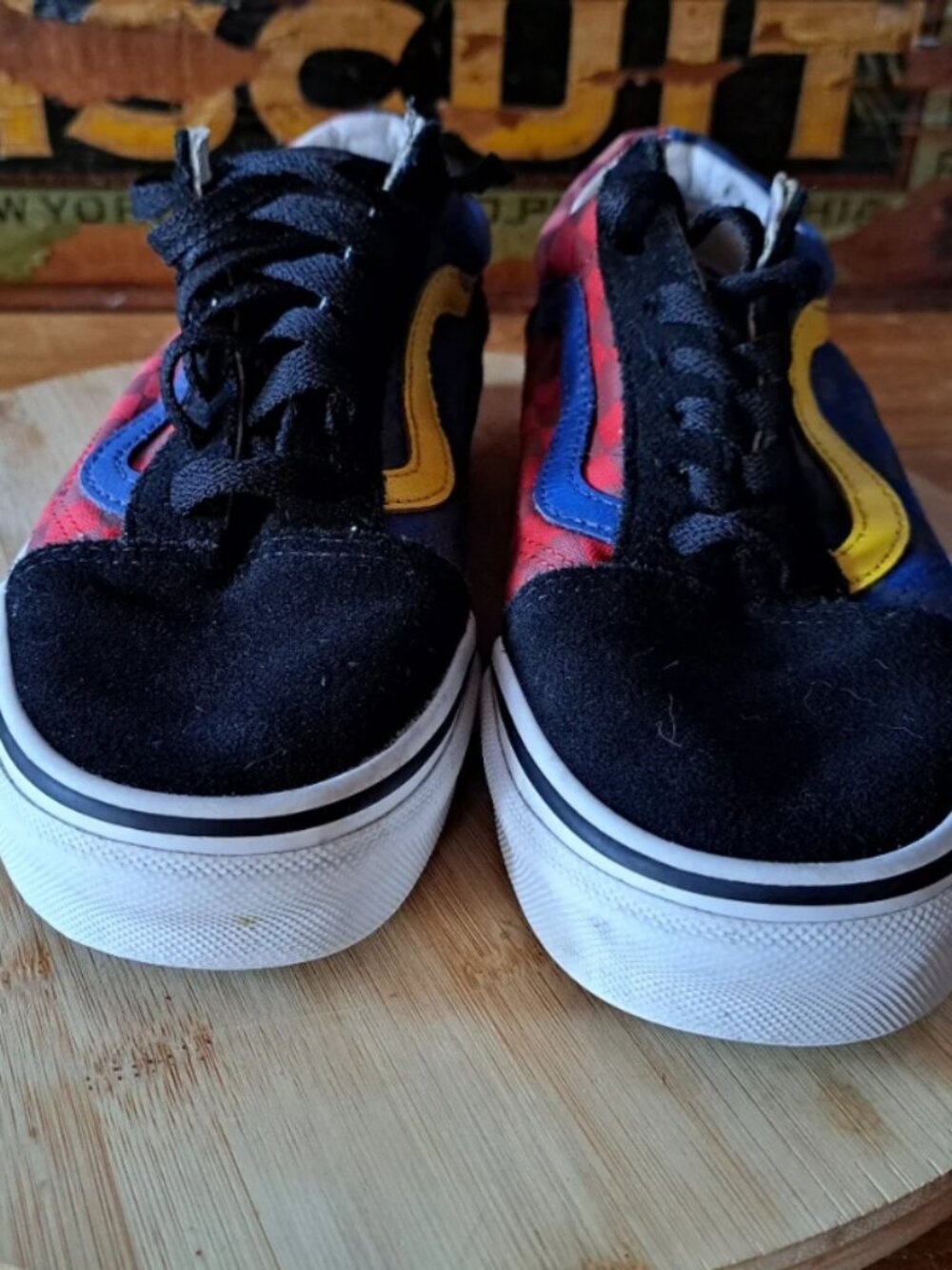 Vans Old Skool OTW Rally Checkerboard Sneakers Womens 6.5 Mens 5 Canvas 500714